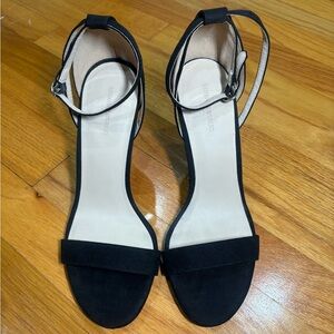 Banana Republic Black Ankle Strap Heels